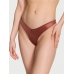 Трусики Стрінги Victoria’s Secret Strappy Back High-Leg Thong Panty, Коричневі