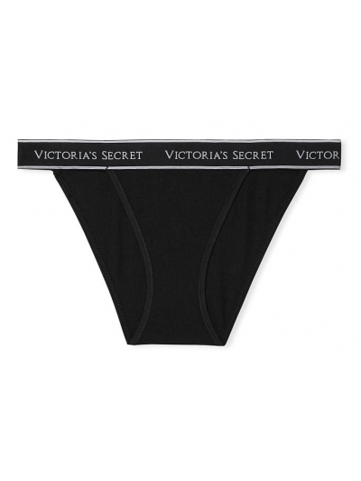 Трусики Victoria's Secret Logo Bikini Panty, Чорні