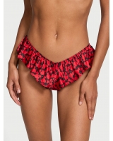 Трусики Чіки Victoria’s Secret Satin Flutter Cheeky Panty, Black 
