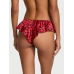 Трусики Чіки Victoria’s Secret Satin Flutter Cheeky Panty, Black 