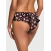 Трусики Чіки Victoria’s Secret Satin Flutter Cheeky Panty, Black Chocolates