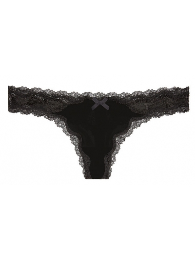 Мереживні трусики Lace-trim Thong Panty