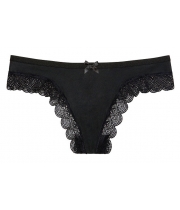 ТРУСИКИ З АЖУРНИМИ ВСТАВКАМИ ВІД VICTORIA'S SECRET Lace-up Ring Thong Panty