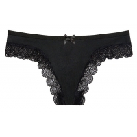 ТРУСИКИ З АЖУРНИМИ ВСТАВКАМИ ВІД VICTORIA'S SECRET Lace-up Ring Thong Panty