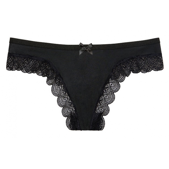 ТРУСИКИ З АЖУРНИМИ ВСТАВКАМИ ВІД VICTORIA'S SECRET Lace-up Ring Thong Panty