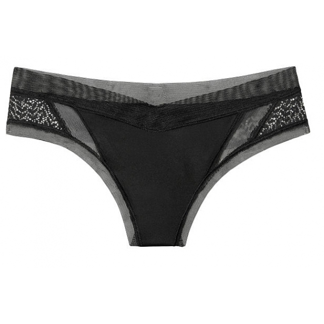 АЖУРНІ ТРУСИКИ￼ ￼ Floral Lace & Mesh Thong Panty
