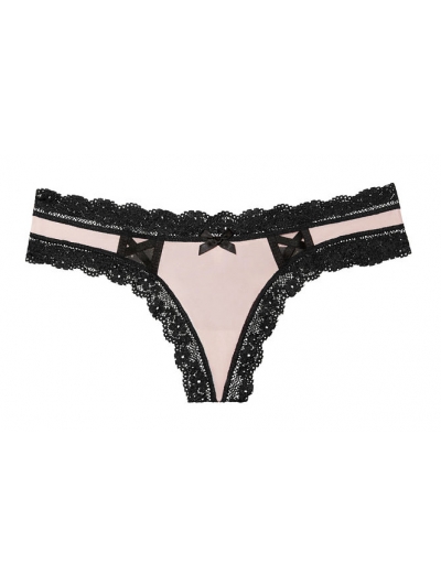 ТРУСИКИ З АЖУРНИМИ ВСТАВКАМИ ВІД VICTORIA'S SECRET Lace-up Thong Panty