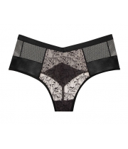 АЖУРНІ ТРУСИКИ Floral Lace & Mesh High-waist Tong Panty