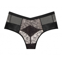 АЖУРНІ ТРУСИКИ Floral Lace & Mesh High-waist Tong Panty