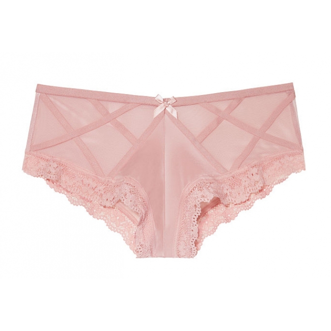 ТРУСИКИ З АЖУРНИМИ ВСТАВКАМИ ВІД VICTORIA'S SECRET Lace-Trim Cheekini Panty