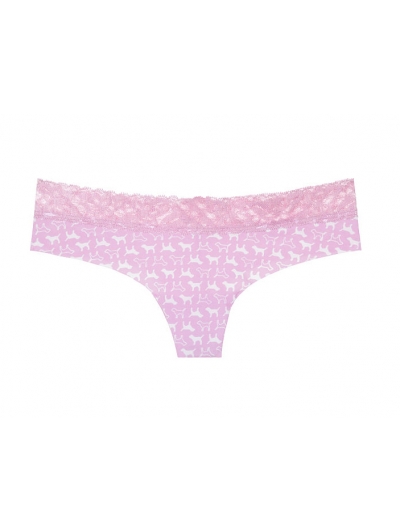 БЕЗКОШТОВНІ ТРУСИКИ тонг ВІД VICTORIA'S SECRET Lace Trim No-Show Thong