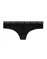 Оксамитові трусики СТРИНГИ ВІД Victoria's Secret PINK VELVET RIB THONG
