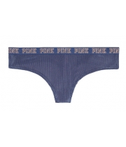 Оксамитові трусики СТРИНГИ ВІД Victoria's Secret PINK VELVET RIB THONG