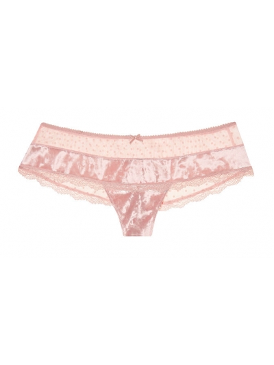 Оксамитові трусики Pom-pom Hipster Thong Panty