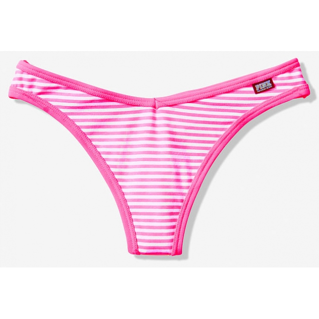 ТРУСИКИ СТРИНГИ ВІД ВІКТОРІЯ СИКРЕТ PINK Cotton Thong Panty