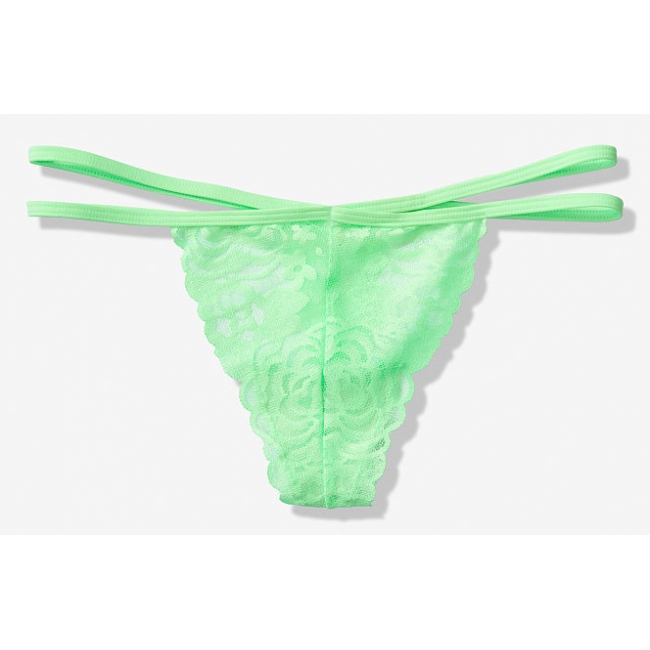 ТРУСИКИ ВІД VICTORIA'S SECRET PINK Strappy Lace Thong