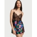 Пеньюар Victoria’s Secret Lace Top Satin Slip, Moonlit Tropic