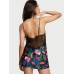 Пеньюар Victoria’s Secret Lace Top Satin Slip, Moonlit Tropic