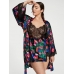 Пеньюар Victoria’s Secret Lace Top Satin Slip, Moonlit Tropic