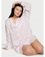 Нічна Сорочка Victoria’s Secret Modal-Cotton Sleepshirt, Рожева смужка