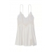 Пеньюар Victoria’s Secret Lace Top Satin Slip, Чорний