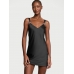 Пеньюар Victoria’s Secret Scattered Shine Strap Satin Strappy-Back Slip, Чорний