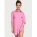 Нічна Сорочка Victoria’s Secret Heritage Cotton Button-Front Sleepshirt, Рожева