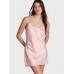 Пеньюар Victoria’s Secret Heritage Stripe Satin Mini Slip, Рожева смужка