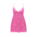 Пеньюар Victoria’s Secret Shine Strap Lace Slip, Яскраво-рожевий