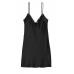 Пеньюар Victoria’s Secret Satin & Rose Lace Mini Slip, Чорний