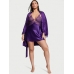 Пеньюар Victoria’s Secret Shine Rope Strap Satin Slip, Brilliant Purple