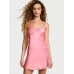Пеньюар Victoria’s Secret Dare to Dream Lace & Satin Slip, Рожевий