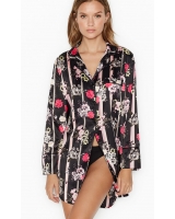 Сатинова сорочка для сну Afterhours Satin Sleepshirt