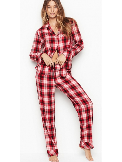 Піжамка Victoria's Secret Flannel PJ Set