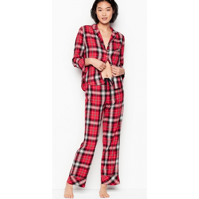 Піжамка Victoria's Secret Flannel PJ Set