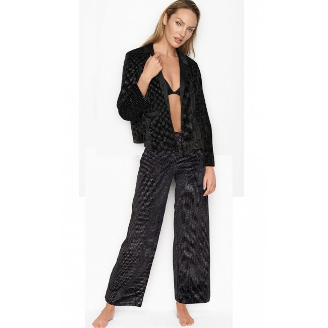 Вельветова Піжама Victoria's Secret Glitter Velvet PJ