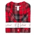 Піжама Victoria's Secret Cotton Printed Flannel Long PJ Set, Червона в клітку