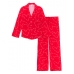 Піжама Victoria's Secret Cotton Printed Flannel PJ Set, Red Hearts