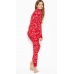 Термо піжама Victoria's Secret Thermal PJ Set, Red Starry Sky