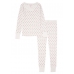 Термо піжама Victoria's Secret Thermal PJ Set, White V Logo
