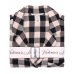 Піжама Victoria's Secret Cotton Printed Flannel Long PJ Set, Бежева в клітку