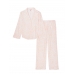 Піжама Victoria's Secret Cotton Printed Flannel Long PJ Set, Bright Leopard Print