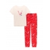 Піжама Victoria's Secret The Lounge PJ, White V Logo