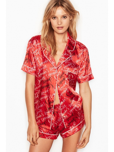 Піжамка Victoria's Secret Afterhours Satin Boxer PJ