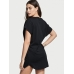 Нічна Сорочка Victoria's Secret Lightweight Cotton Dolman Sleepshirt, Чорна