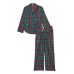 Піжама Victoria's Secret Flannel Long PJ Set, Evergreen Plaid