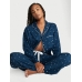 Піжама Victoria's Secret Flannel Long PJ Set, Синя з зірками
