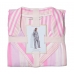 Піжама Victoria's Secret Flannel Long PJ Set, Рожева смужка