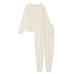 Піжама Victoria’s Secret Glow Waffle Henley And Jogger Set, Vanilla Dream