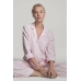 Піжама Victoria's Secret Flannel Long PJ Set, Світло рожева смужка